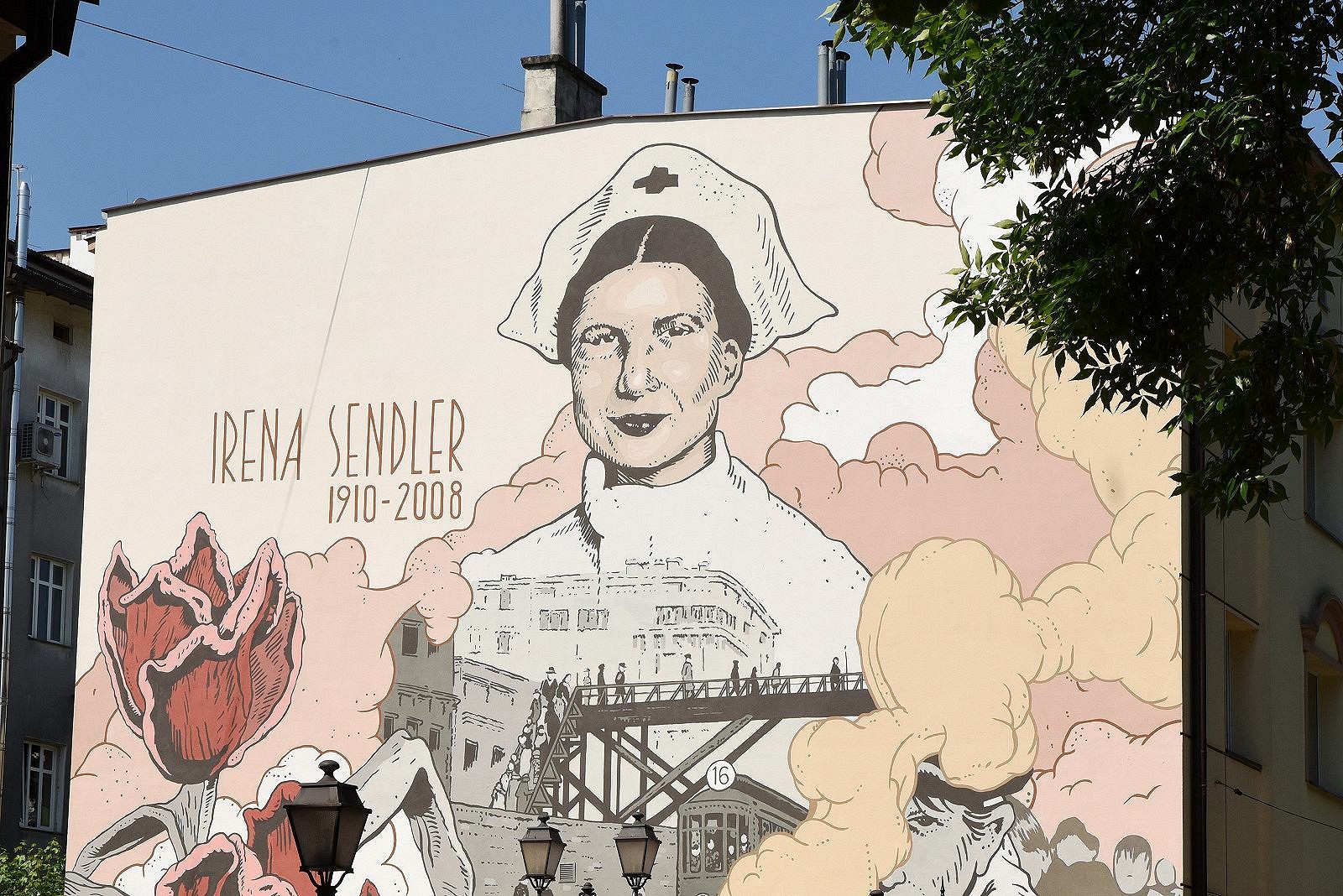 Mural Ireny Sendlerowej