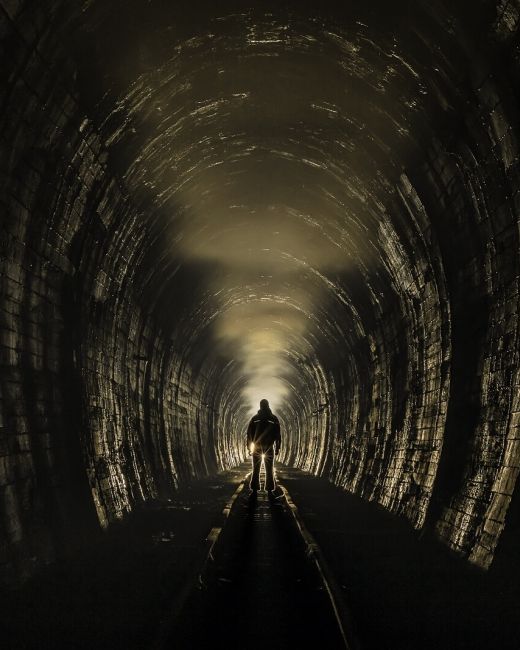 Tunel kolejki wąskotorowej Szklary
