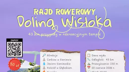 Plakat Rajd rowerowy Dolną Wisło male.webp